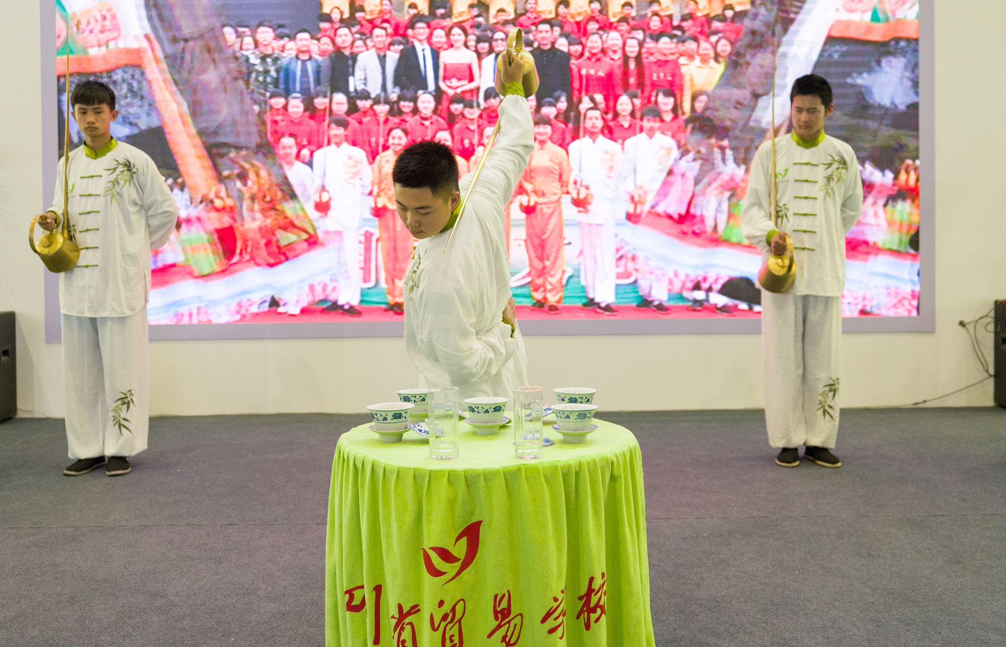 四川成都农博会茶艺表演,生茶茶艺表演