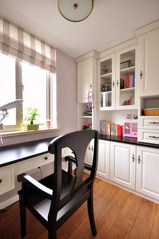 92平米三室一厅美式装修效果图,小三居90平米简约风格装修多储物