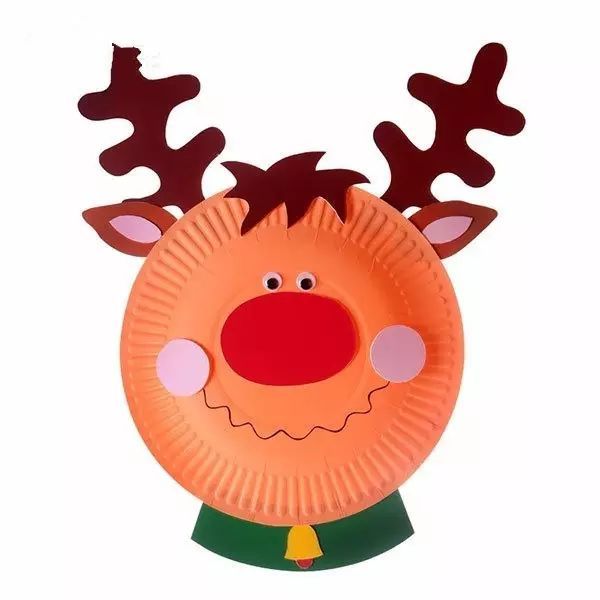 圣诞驯鹿画画简单又好看,驯鹿简笔画圣诞手工