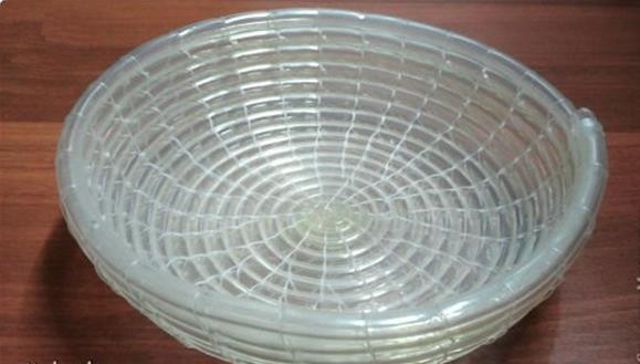 废旧塑料袋怎么做简单小花篮,环保手工制作废物利用手提篮