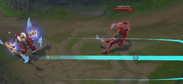 德莱文冰雪节皮肤斧子是不是冠冕,lol英雄联盟冰雪节