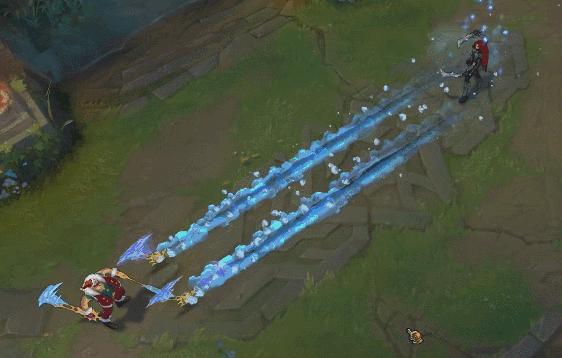 德莱文冰雪节皮肤斧子是不是冠冕,lol英雄联盟冰雪节