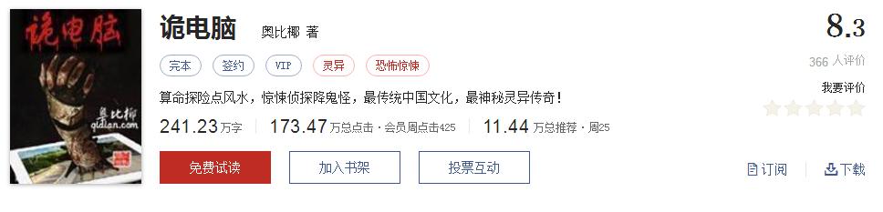 难以超越的网络小说神作,小说十五部经典神作