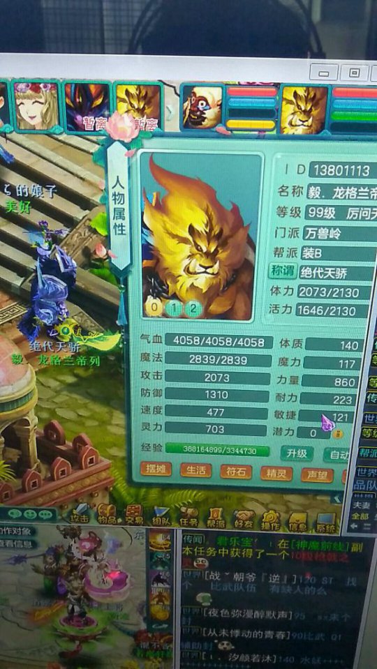 神武99级属性点一共几点,神武99级能用神兽内丹吗