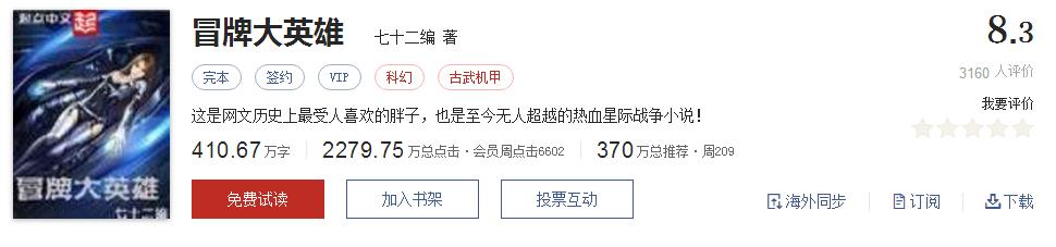 难以超越的网络小说神作,小说十五部经典神作