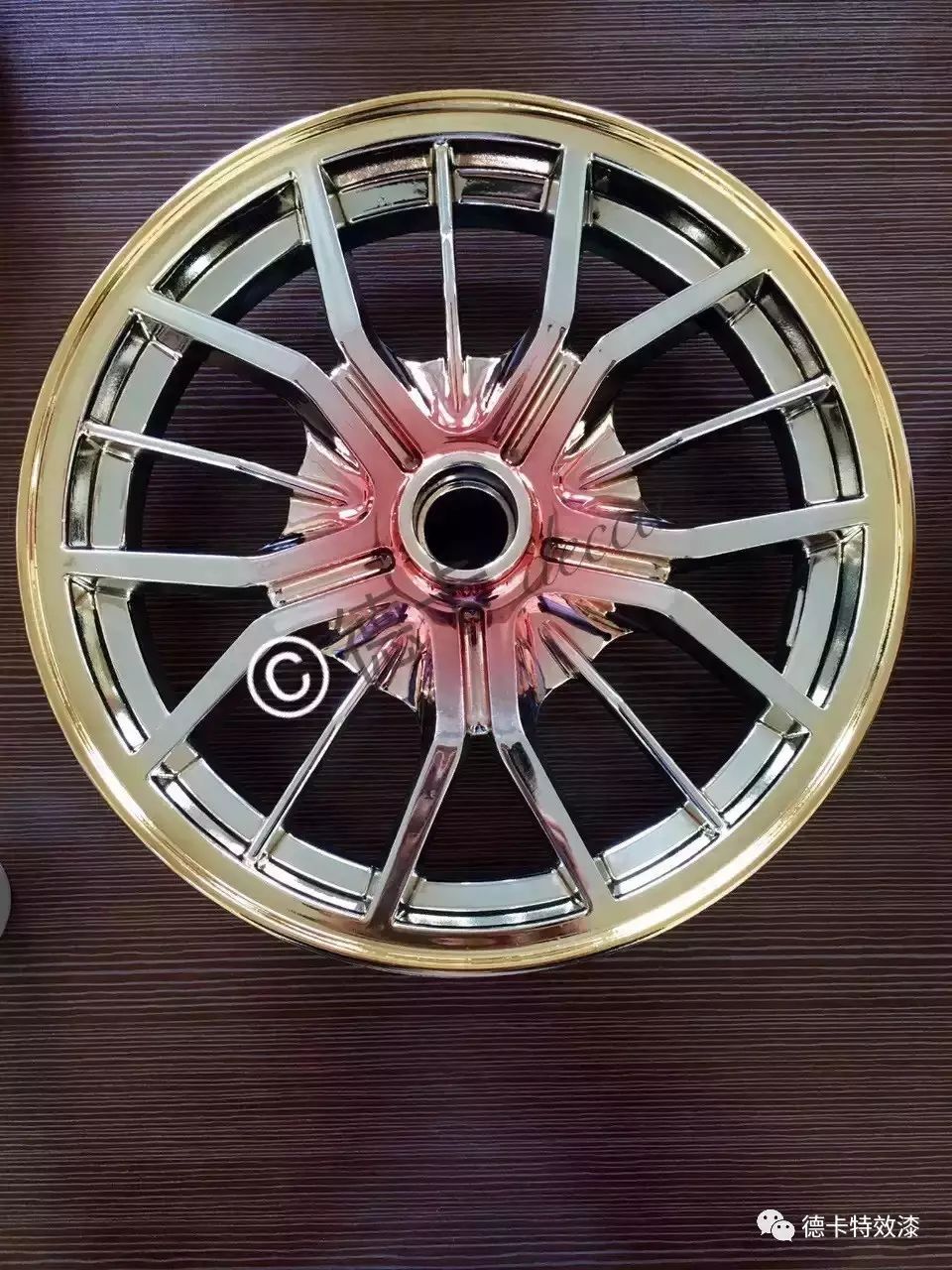 新技术，铁轮毂瞬间去掉，变成电镀轮毂