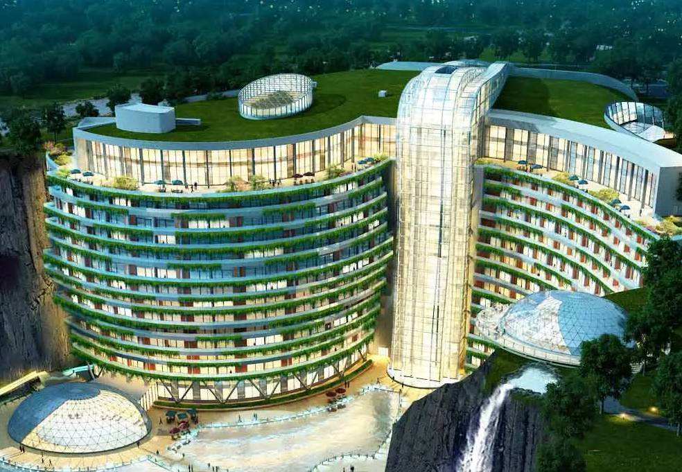 上海深坑酒店住一晚多少钱,上海佘山世茂深坑酒店一日游价格