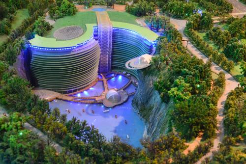 上海深坑酒店住一晚多少钱,上海佘山世茂深坑酒店一日游价格