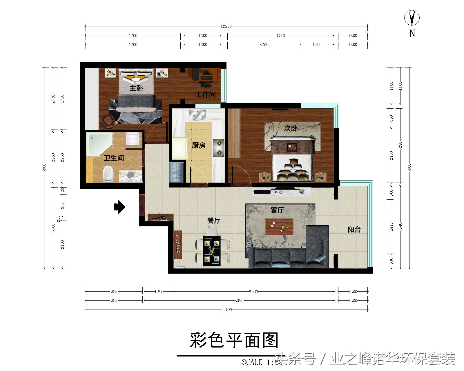 水墨林溪江景高层,水墨山水林溪