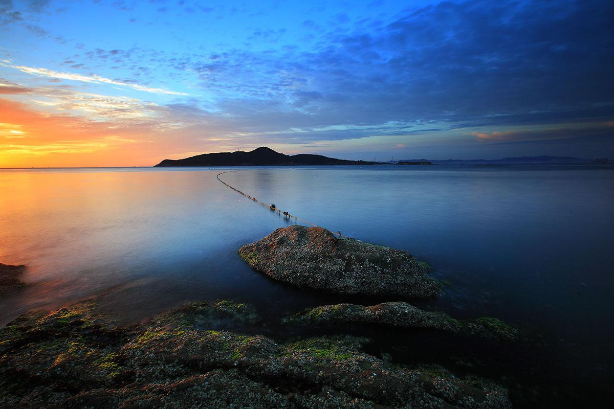 威海的海和三亚的海,大连蓬莱威海青岛烟台