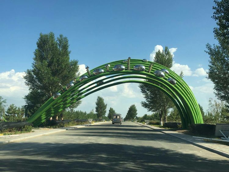 恩格贝沙漠自驾游,走进原始森林房车游记