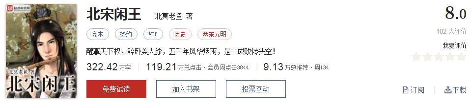 起点评分8.7以上小说排行榜,推荐五本巅峰网络小说统治力爆表