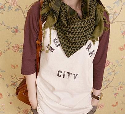 围巾系法的几种方式冬天,冬天丝巾围巾最新系法大全