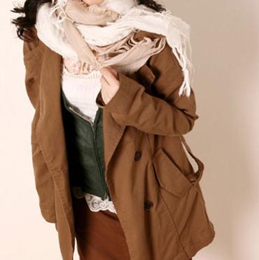 围巾系法的几种方式冬天,冬天丝巾围巾最新系法大全