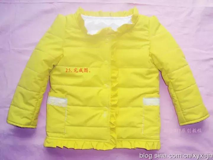 女童棉服编织教程视频,儿童棉服制作教程