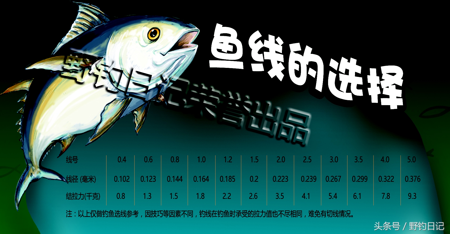 鱼线怎么选择和使用,鱼线的选择及使用方法