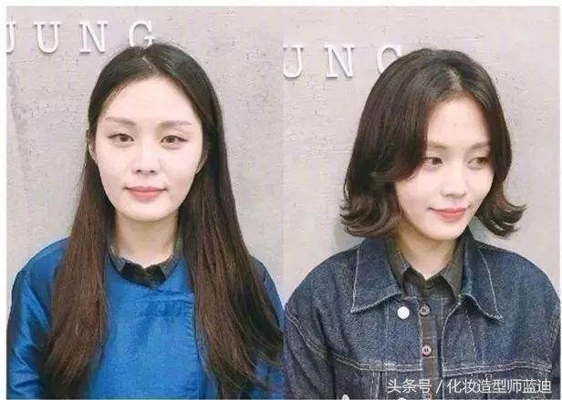 v脸发型女短发卷发,v脸适合的卷发