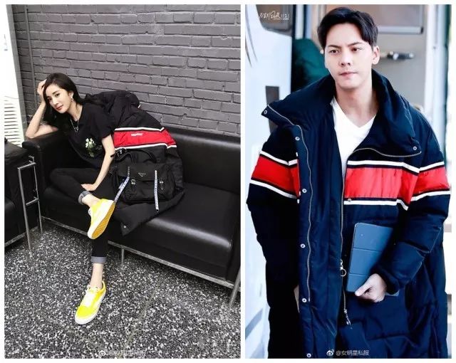 鹿晗刘昊然同款羽绒服,刘昊然中戏羽绒服机场