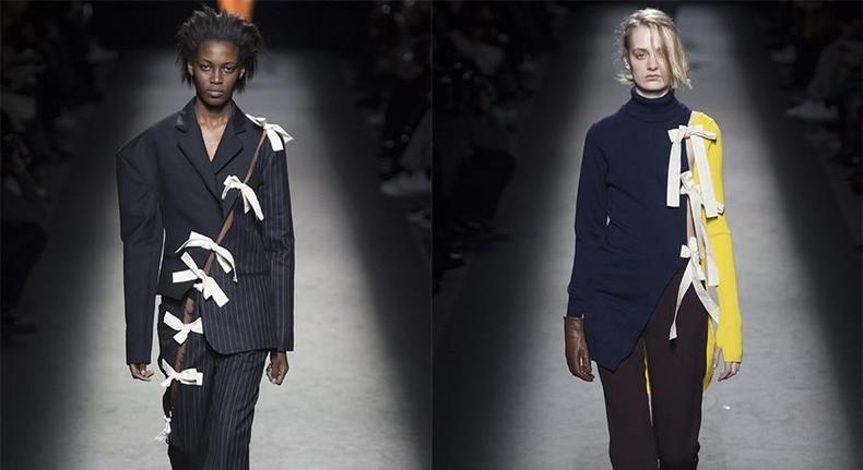 外套来个蝴蝶结，不止CUTE