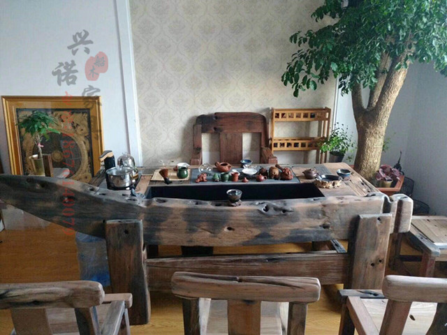 老船木茶桌图片大全,老船木茶桌的制作全过程视频