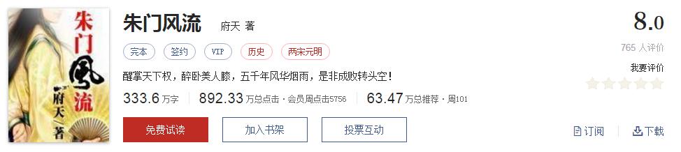 起点评分8.7以上小说排行榜,推荐五本巅峰网络小说统治力爆表