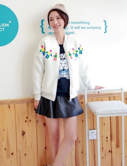 韩国连帽卫衣搭配外套,卫衣怎么搭配冬天女