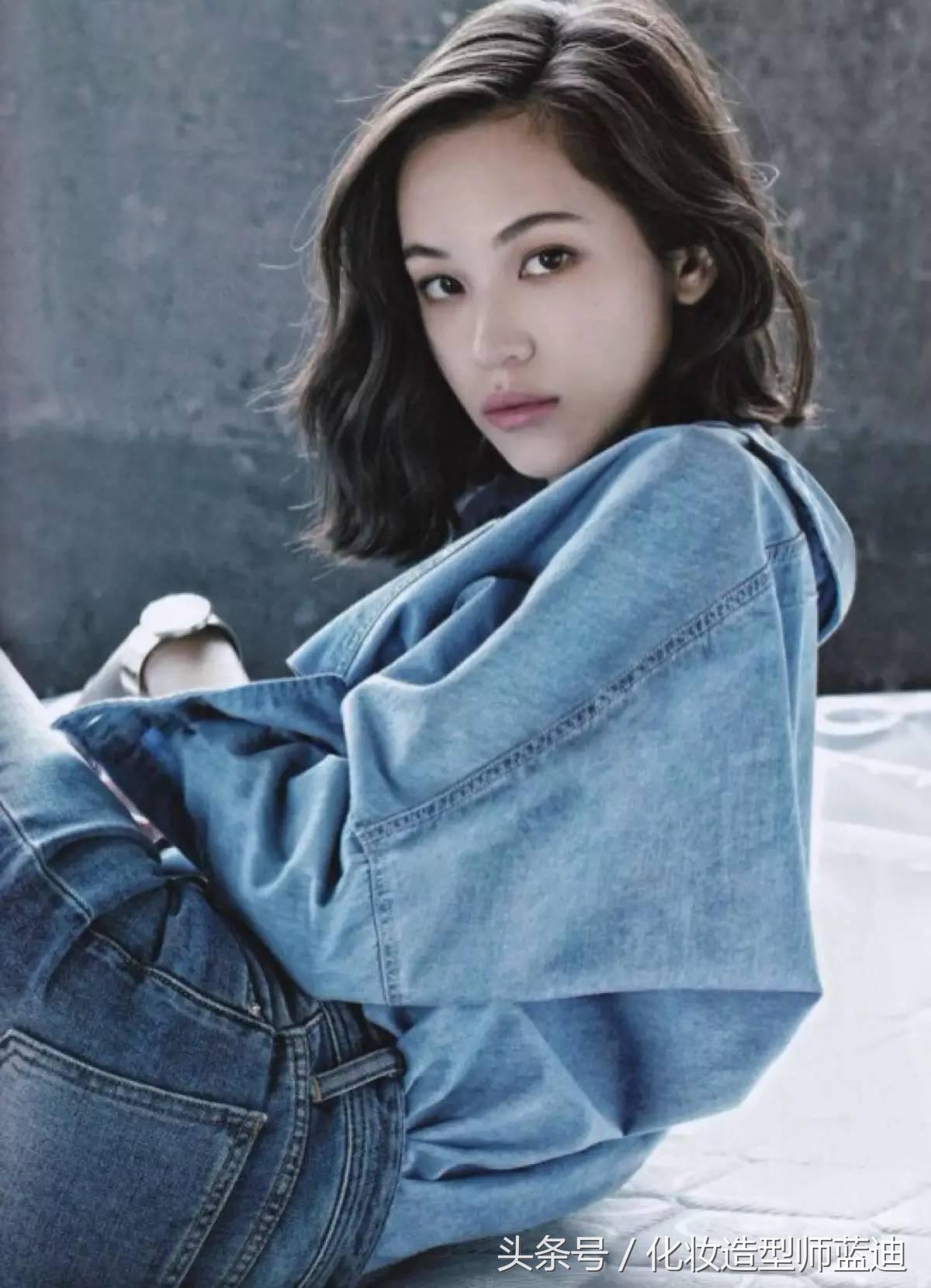 v脸发型女短发卷发,v脸适合的卷发