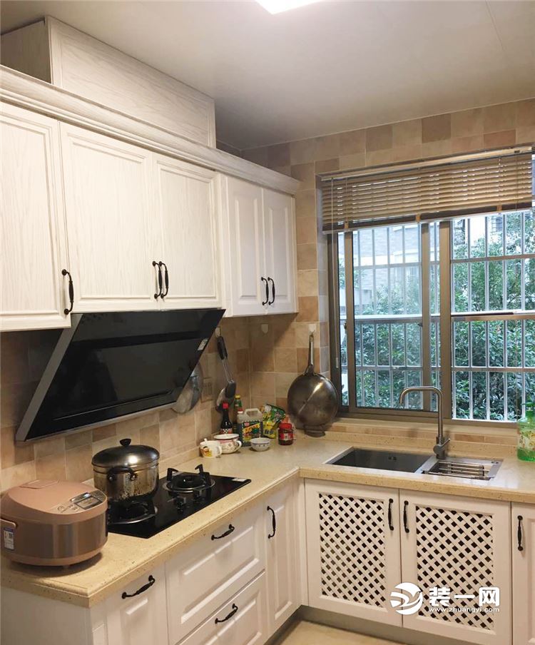 金色丽都软装完工实景图,103平简欧风造价6万,绍兴装一*特网**推