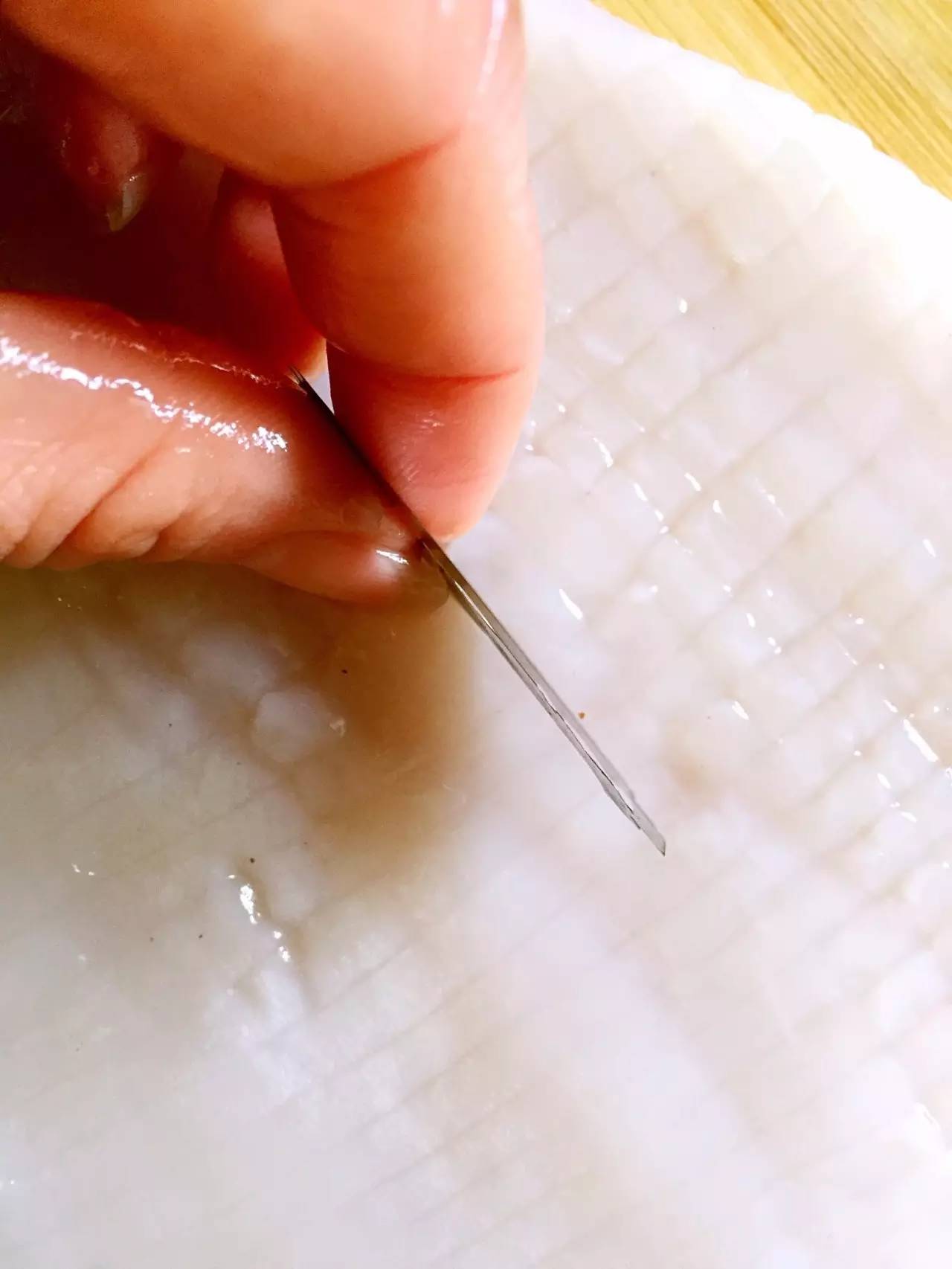 手把手教你切出漂亮鱿鱼花刀,鱿鱼花刀的几种切法