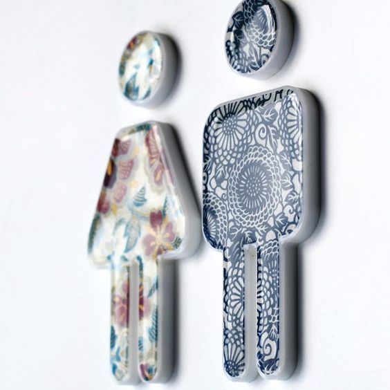 农村室外男女厕所标识牌,厕所标识牌怎么设计