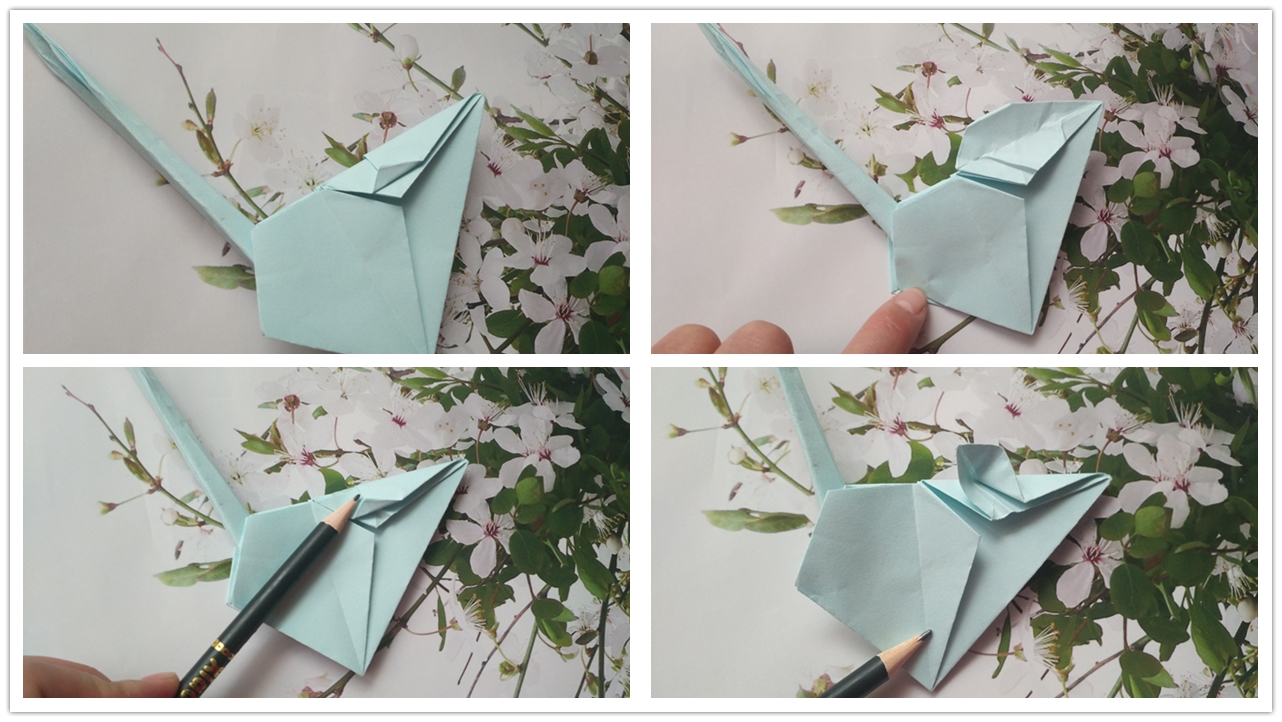 折纸十二生肖鼠的简单教程,折纸可爱小老鼠折法