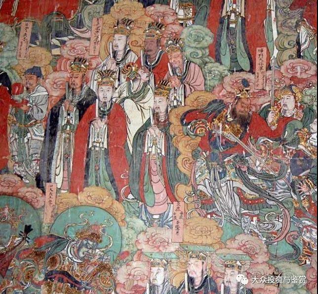 流传后世的精美画作,传统壁画艺术欣赏