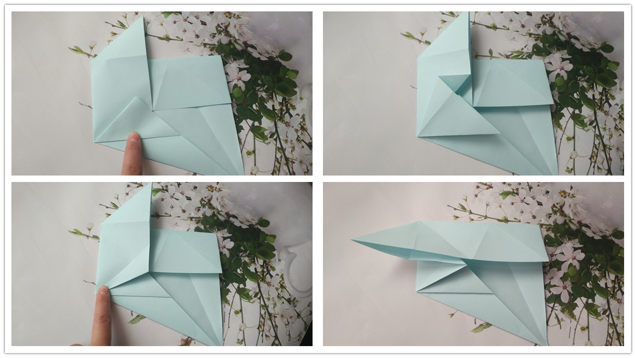 折纸十二生肖鼠的简单教程,折纸可爱小老鼠折法