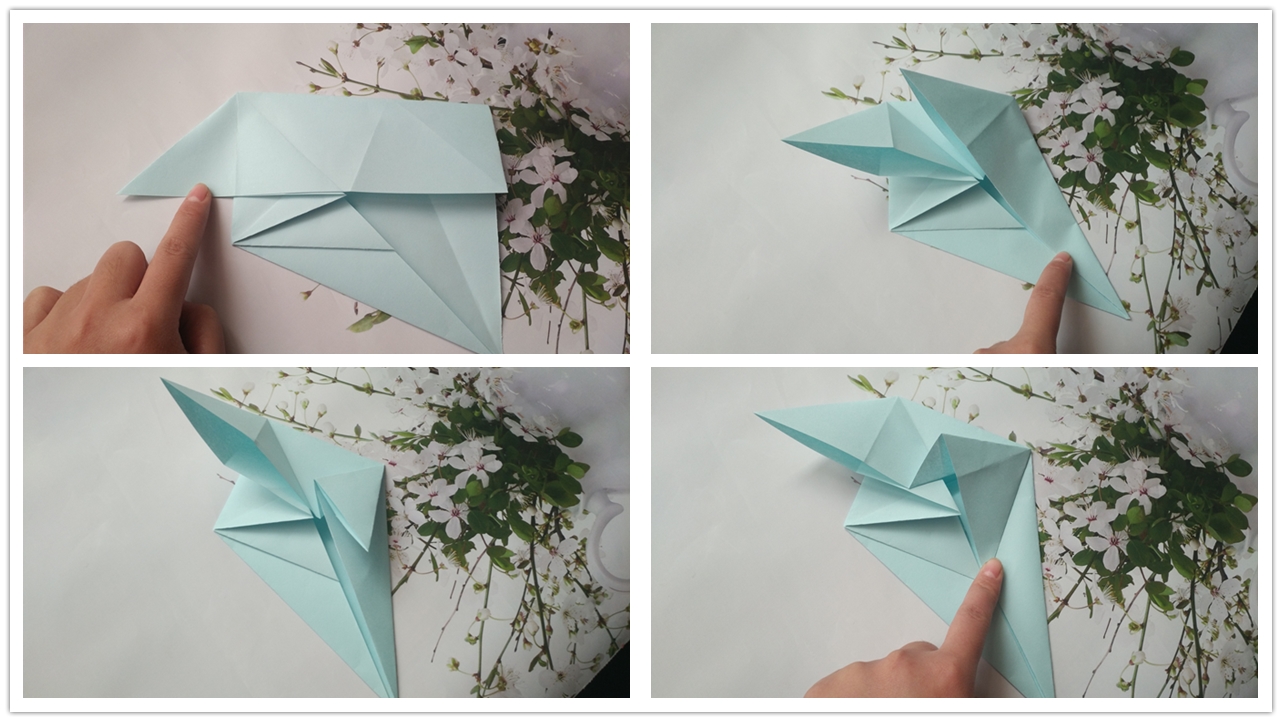 折纸十二生肖鼠的简单教程,折纸可爱小老鼠折法