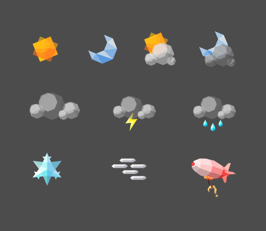 一波漂亮的logo设计欣赏,天气软件图标设计素材网站