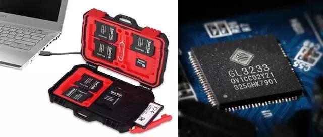 多功能高速读卡器卡盒,完美隐藏存储卡的读卡器