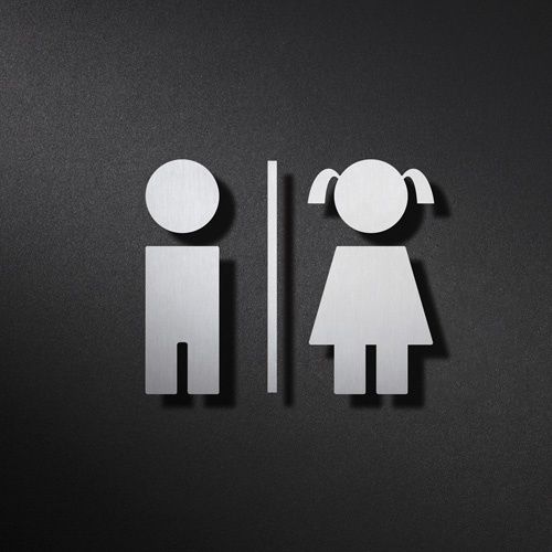 农村室外男女厕所标识牌,厕所标识牌怎么设计