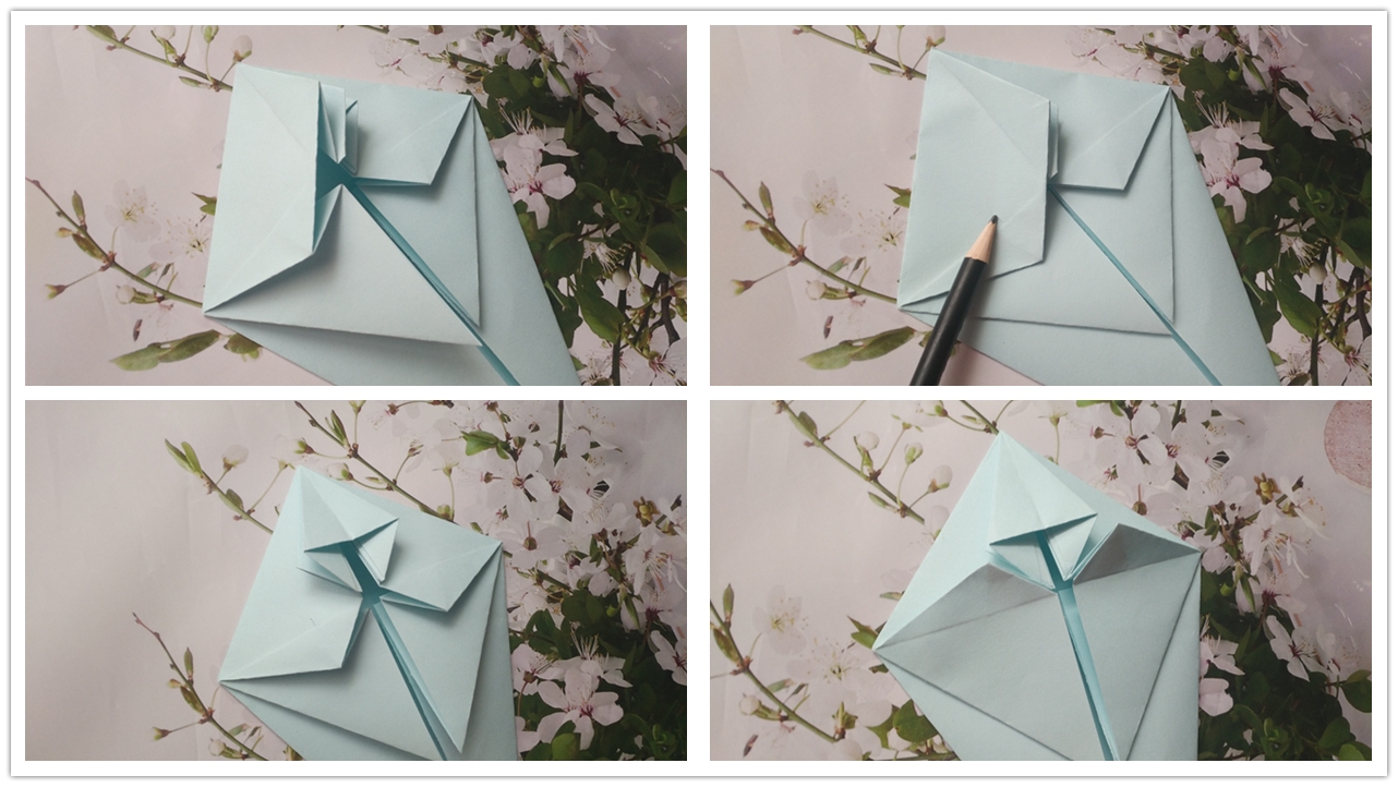 折纸十二生肖鼠的简单教程,折纸可爱小老鼠折法