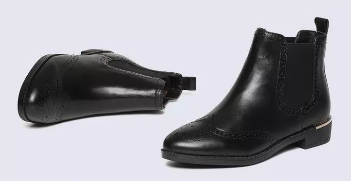 冬天女童鞋子加绒加厚靴子,冬季靴子怎么穿时髦又显高