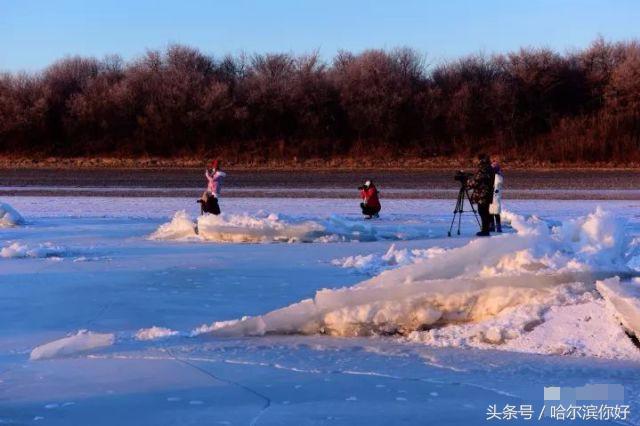 黑龙江冰封奇观,黑龙江呼玛段开启冰封季