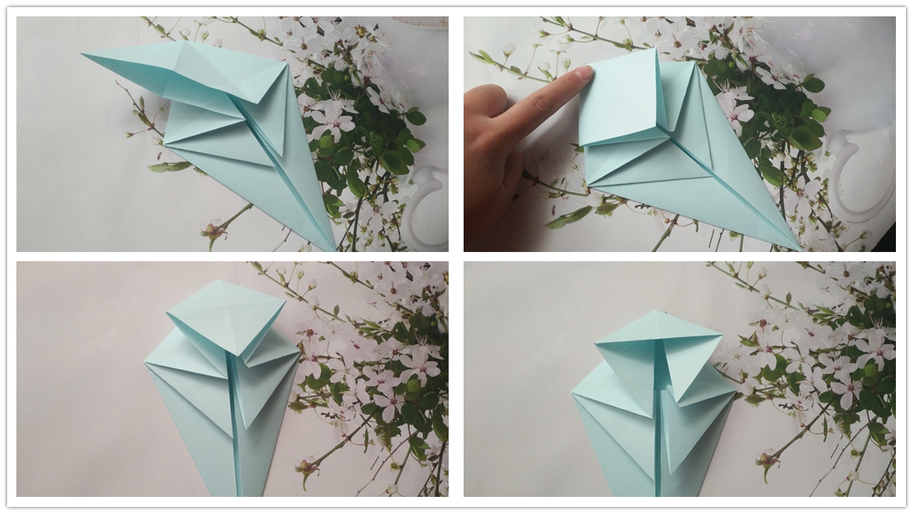 折纸十二生肖鼠的简单教程,折纸可爱小老鼠折法