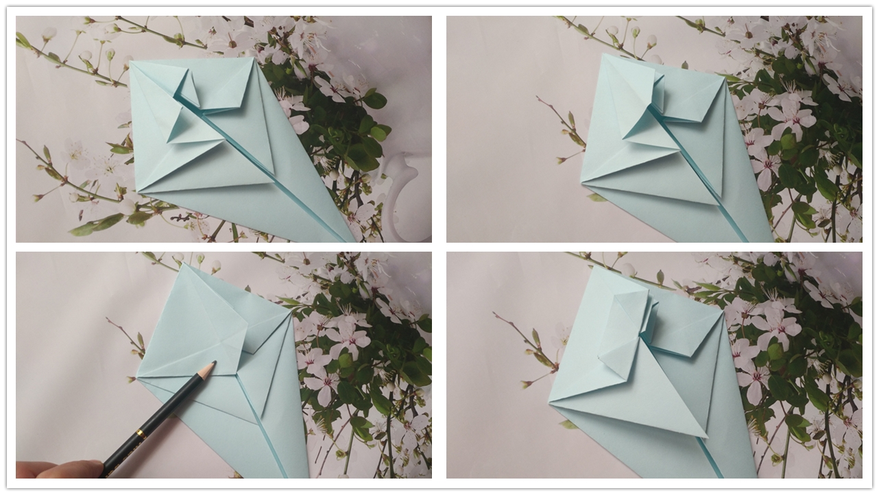 折纸十二生肖鼠的简单教程,折纸可爱小老鼠折法