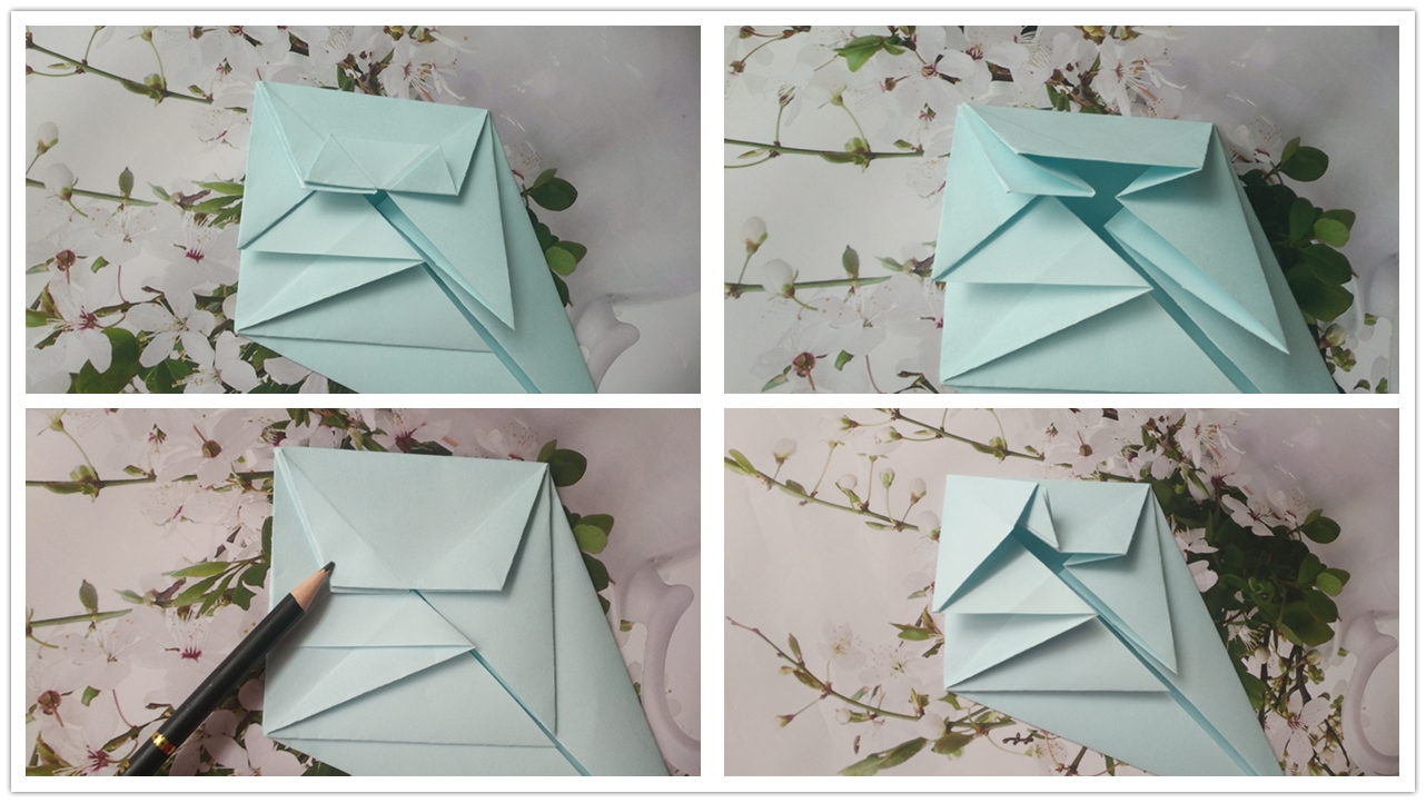 折纸十二生肖鼠的简单教程,折纸可爱小老鼠折法