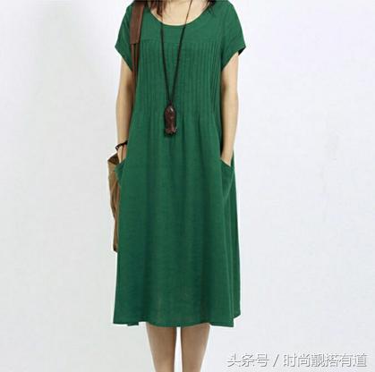 又复古又民族风的棉麻连衣裙,适合35-45岁的妈妈穿