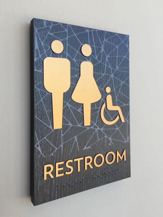 农村室外男女厕所标识牌,厕所标识牌怎么设计