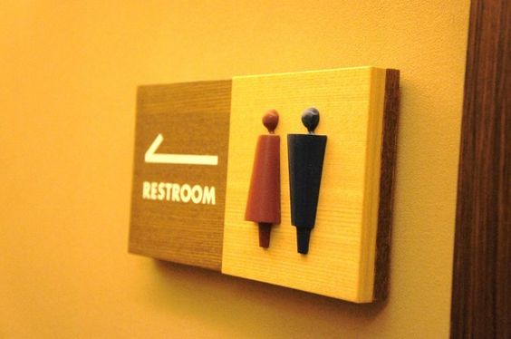 农村室外男女厕所标识牌,厕所标识牌怎么设计