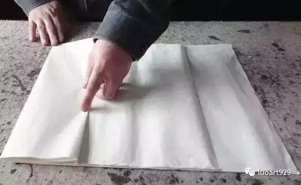 书法的折纸方法欧体,14个字的书法折纸