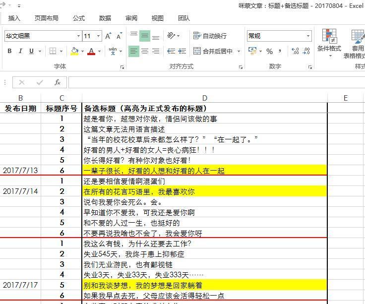 咪蒙标题大全,咪蒙的所有文章的标题