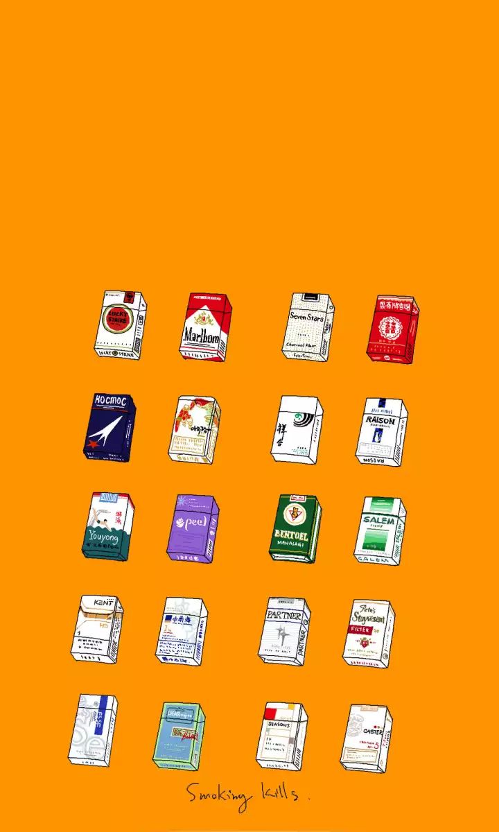 原创手作烟盒,原创插画视频