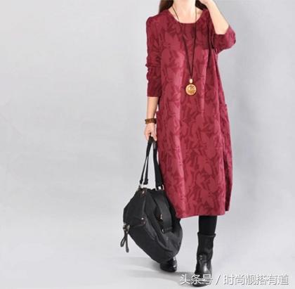 又复古又民族风的棉麻连衣裙,适合35-45岁的妈妈穿